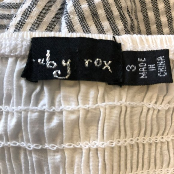 Sz 3 Ruby Rox Spaghetti Strap Empire Waist Dress Summer Comfort Dress - Picture 7 of 7